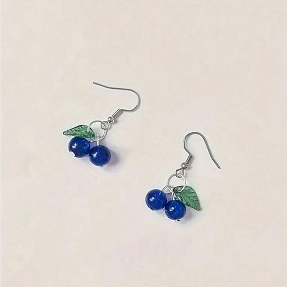 Blueberry Earrings S861 - Picture 1 of 4